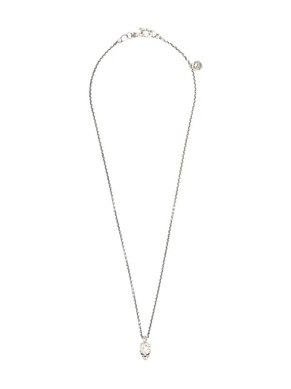 John Varvatos Skull Pendant Necklace 