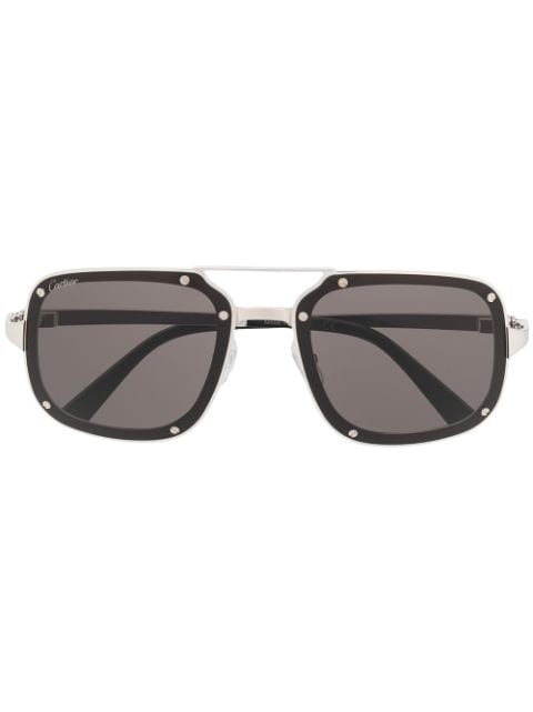 Cartier Eyewear - Santos de Cartier square-frame sunglasses