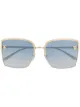الصورة 1 من Cartier Eyewear نظارة شمسية بإطار مربع وعدسات ملونة