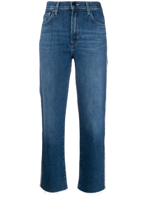 J Brand mid rise stonewashed jeans