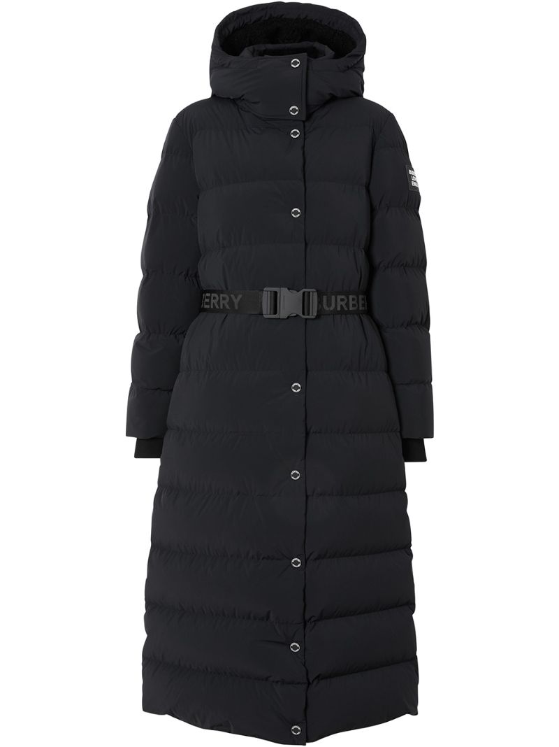 Burberry Hooded Puffer Coat In Black | ModeSens