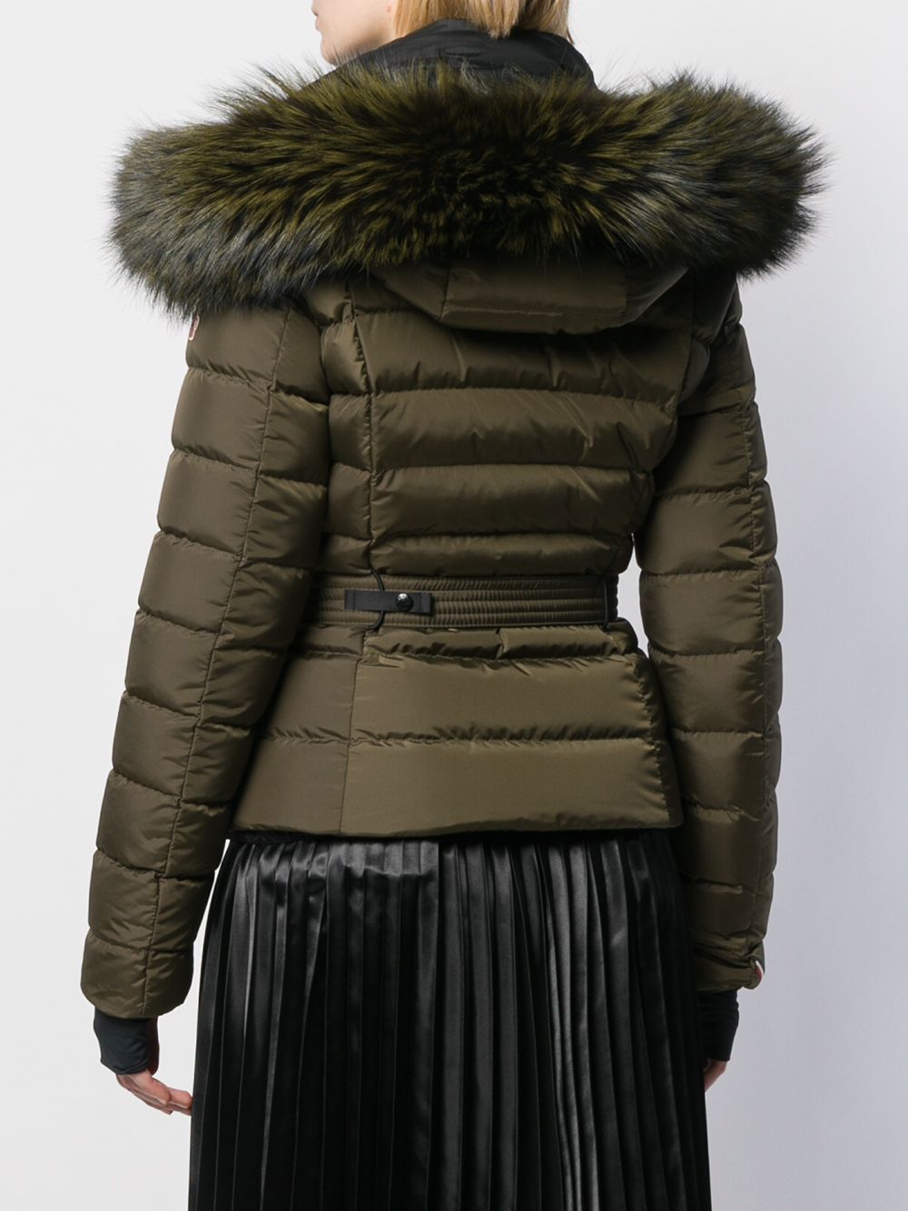 фото Moncler Grenoble пуховик с поясом