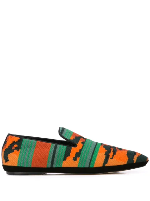 LOEWE Tiger woven slippers