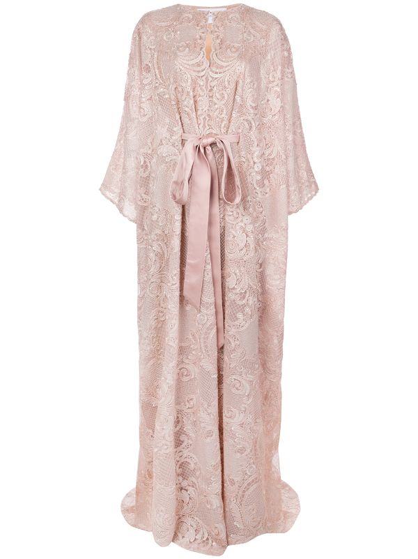 pink kaftan dress