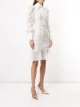 Marchesa embroidered beaded shirt dress