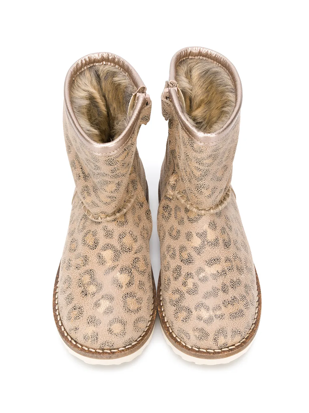 Pèpè Laarzen met luipaardprint Beige