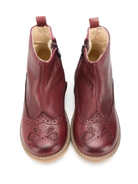 brogue style ankle boots