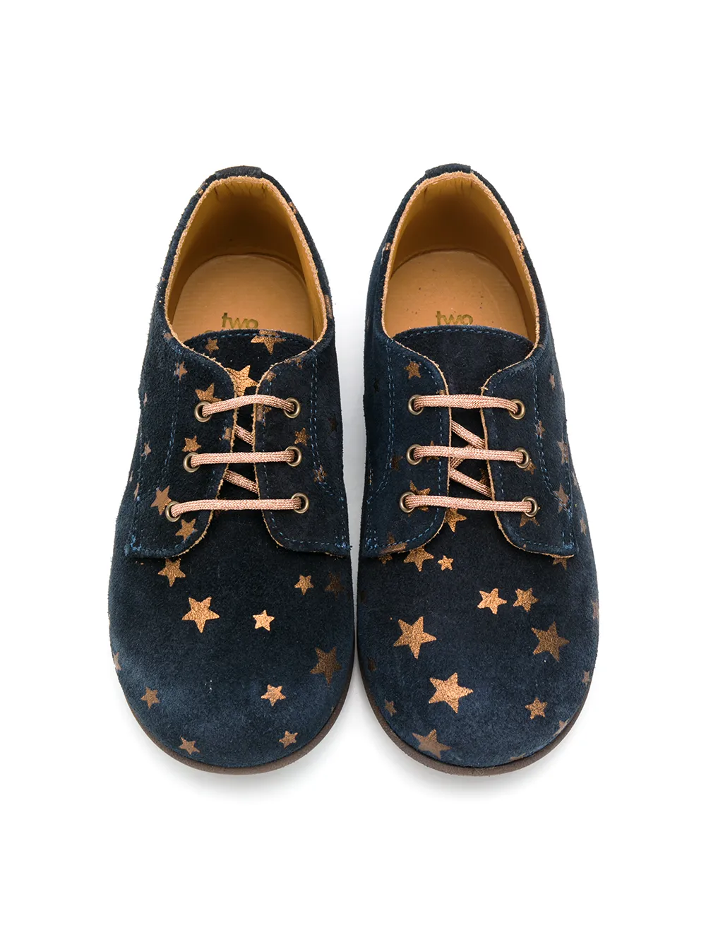 Pèpè Slippers met sterprint Blauw