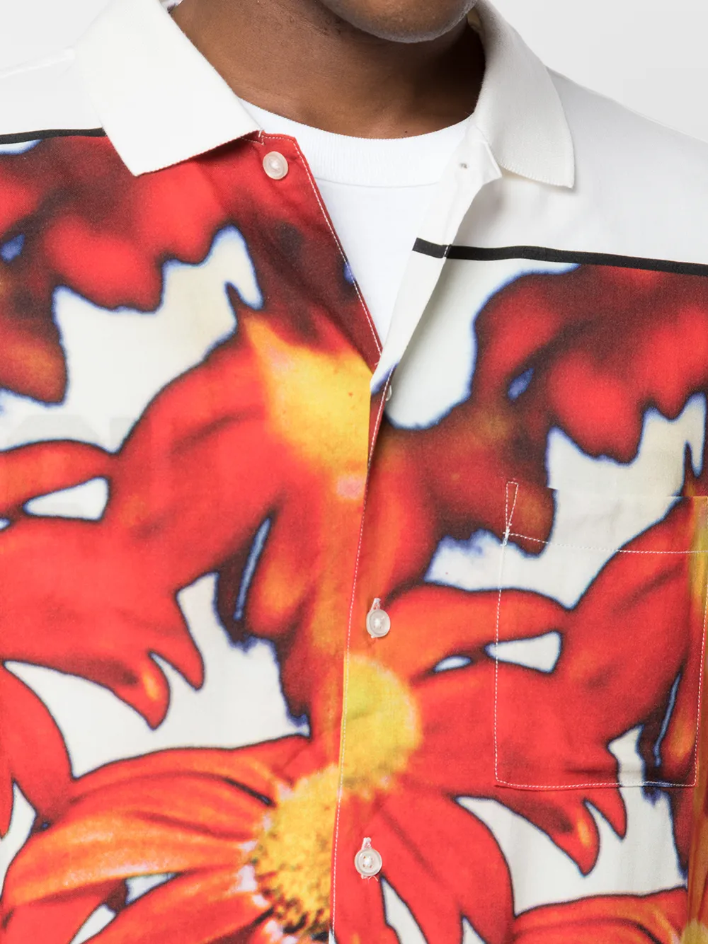 x Jean Paul Gaultier Flower Power Rayon Shirt