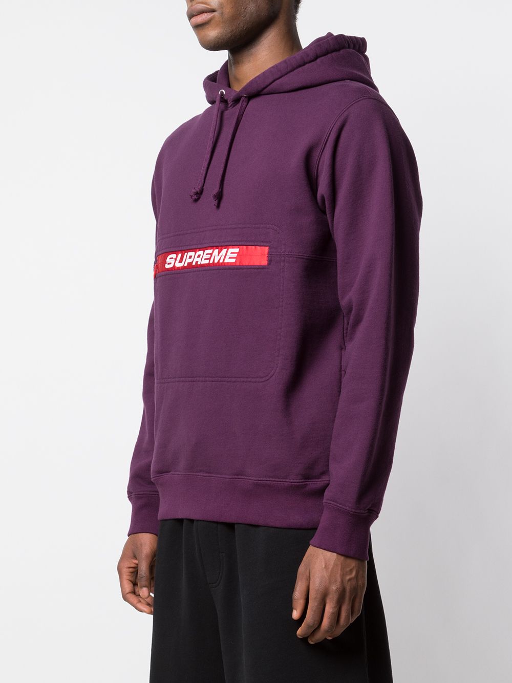 фото Supreme zip pouch hoodie