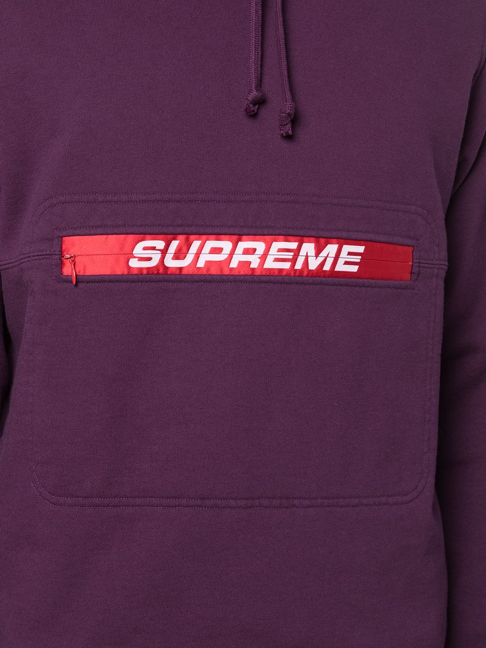 фото Supreme zip pouch hoodie