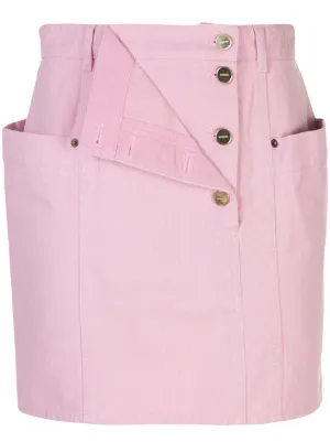 jacquemus denim skirt
