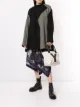 Image 2 of Y's V-neck block colour coat