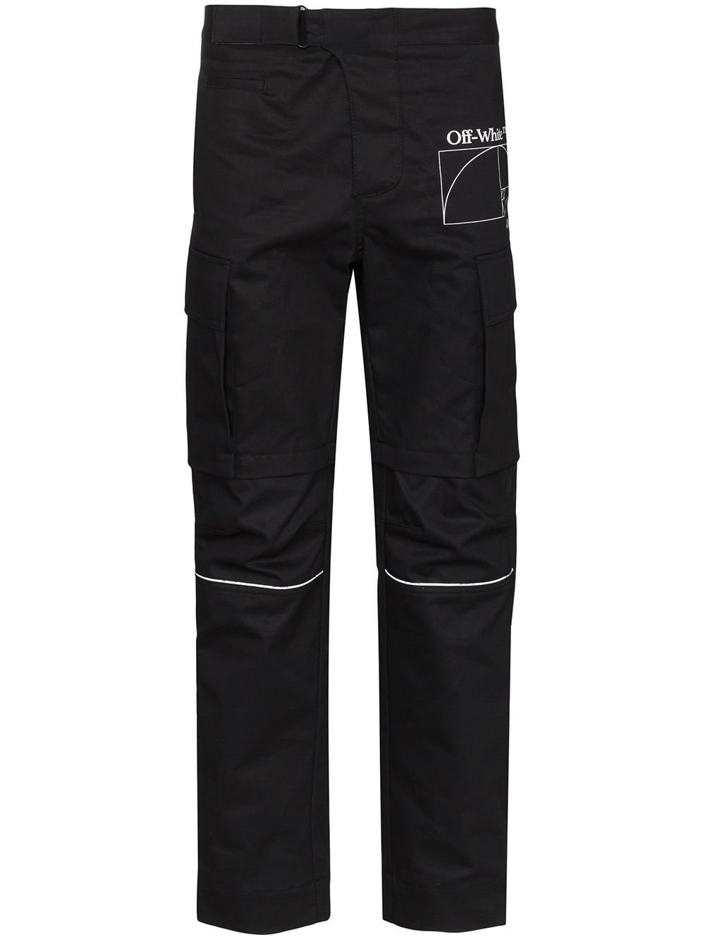 фото Off-white спортивные брюки с карманами карго
