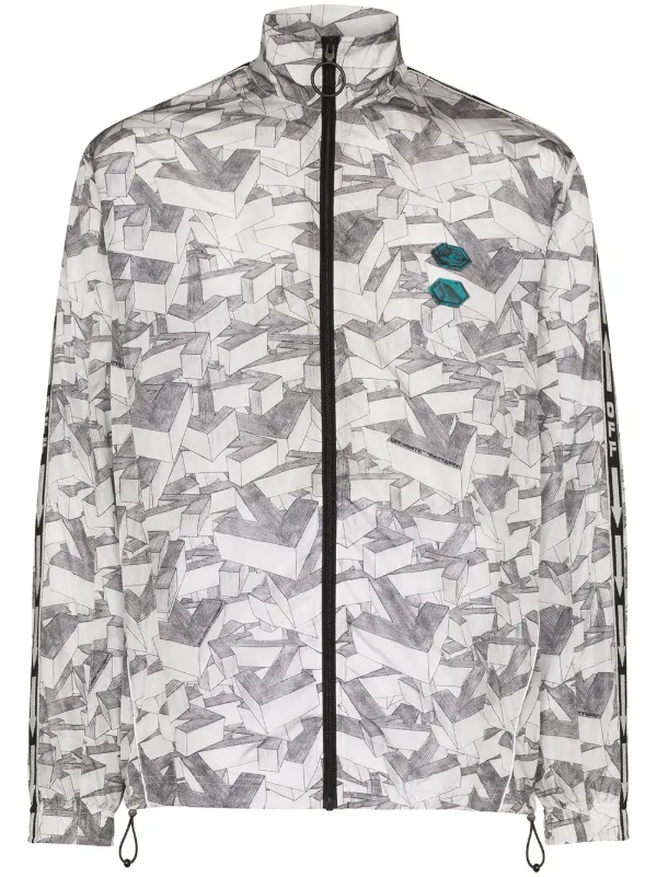 track jacket white