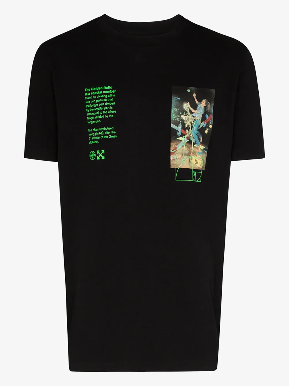 OFF-WHITE OFF-WHITE PASCAL PAINTING PRINT COTTON T-SHIRT,OMAA027R20185014108814583854