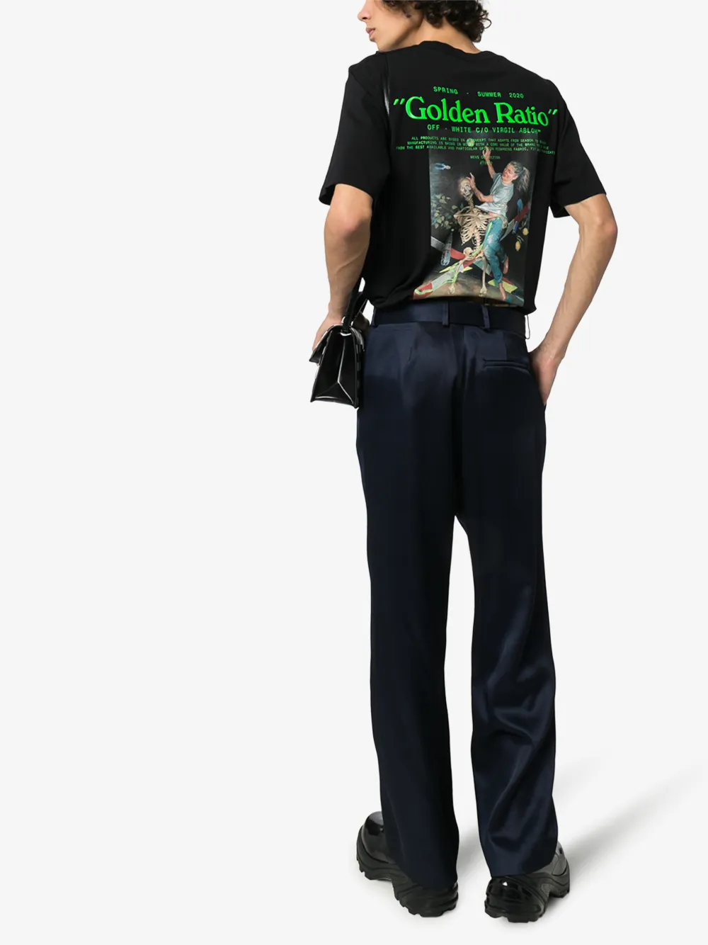 OFF-WHITE OFF-WHITE PASCAL PAINTING PRINT COTTON T-SHIRT,OMAA027R20185014108814583854