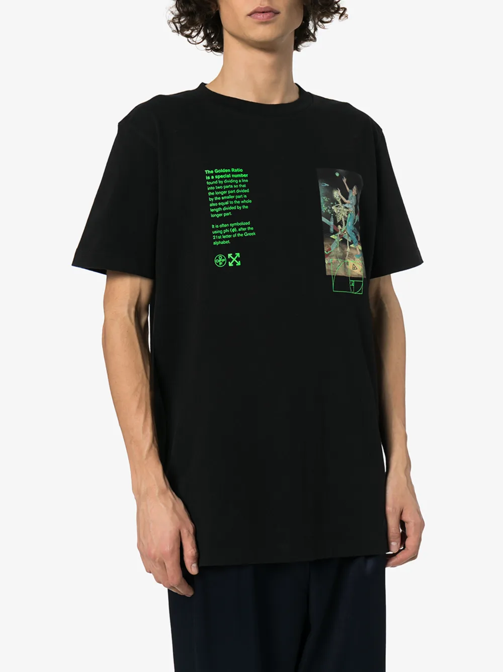 OFF-WHITE OFF-WHITE PASCAL PAINTING PRINT COTTON T-SHIRT,OMAA027R20185014108814583854