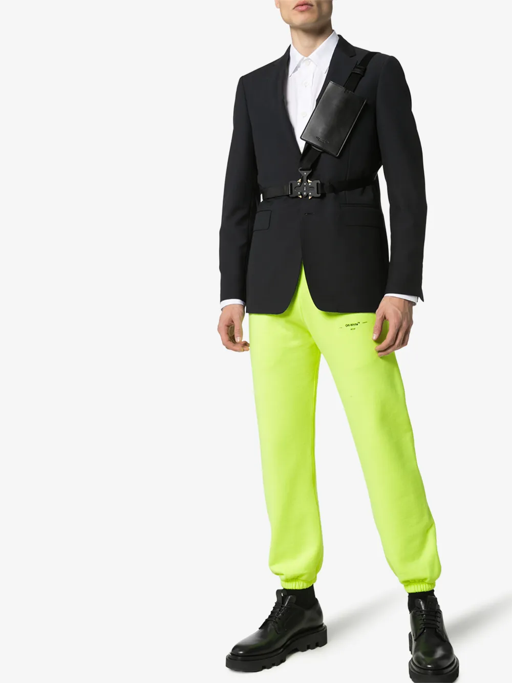 OFF-WHITE JOGGINGHOSE MIT LOGO-PRINT,OMCH022R20D25017621014583877