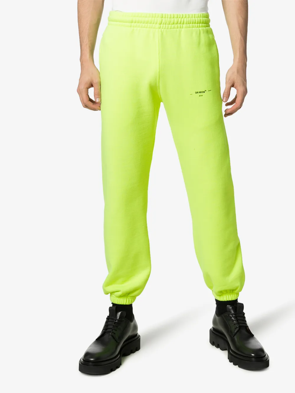 OFF-WHITE JOGGINGHOSE MIT LOGO-PRINT,OMCH022R20D25017621014583877