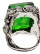 Lyly Erlandsson sterling silver Orsay crystal ring