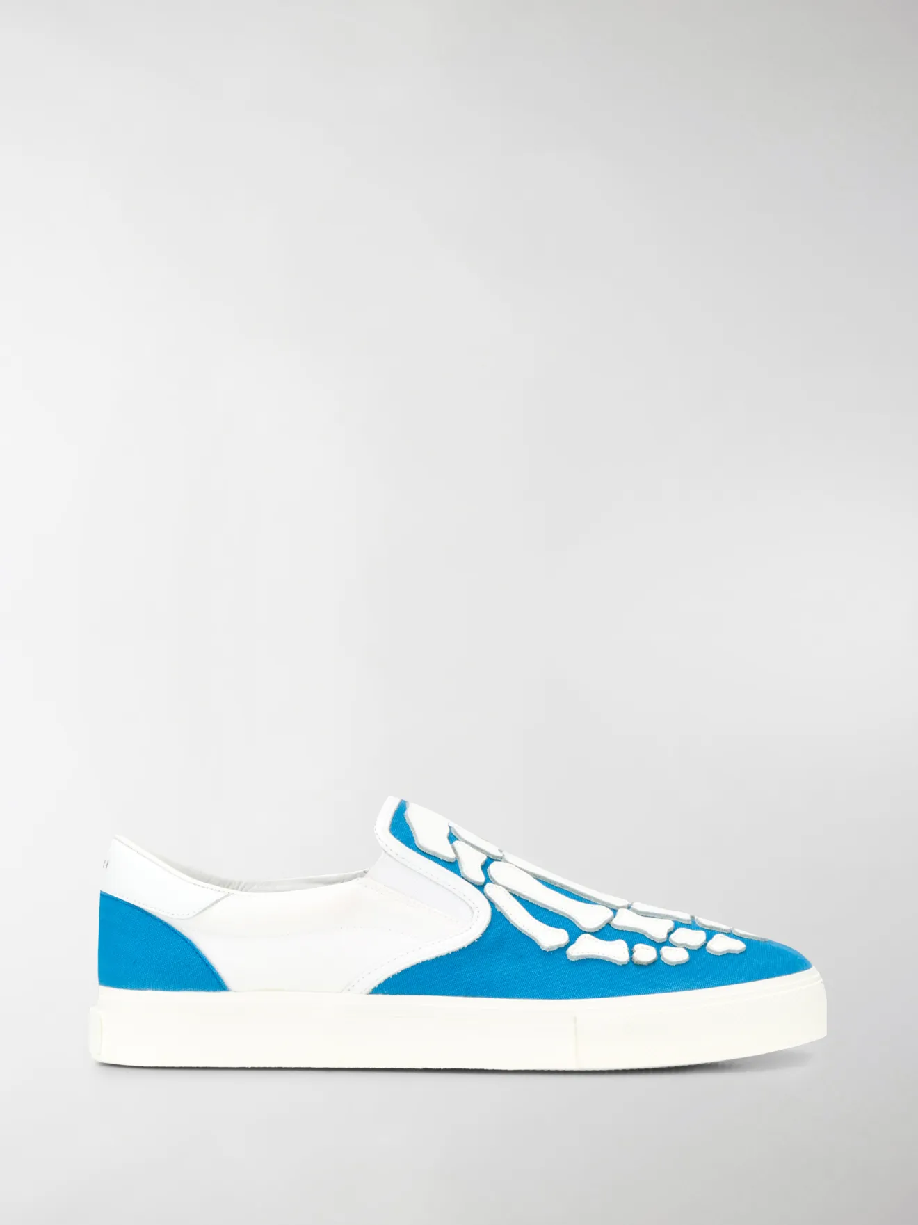 amiri skeleton sneakers blue