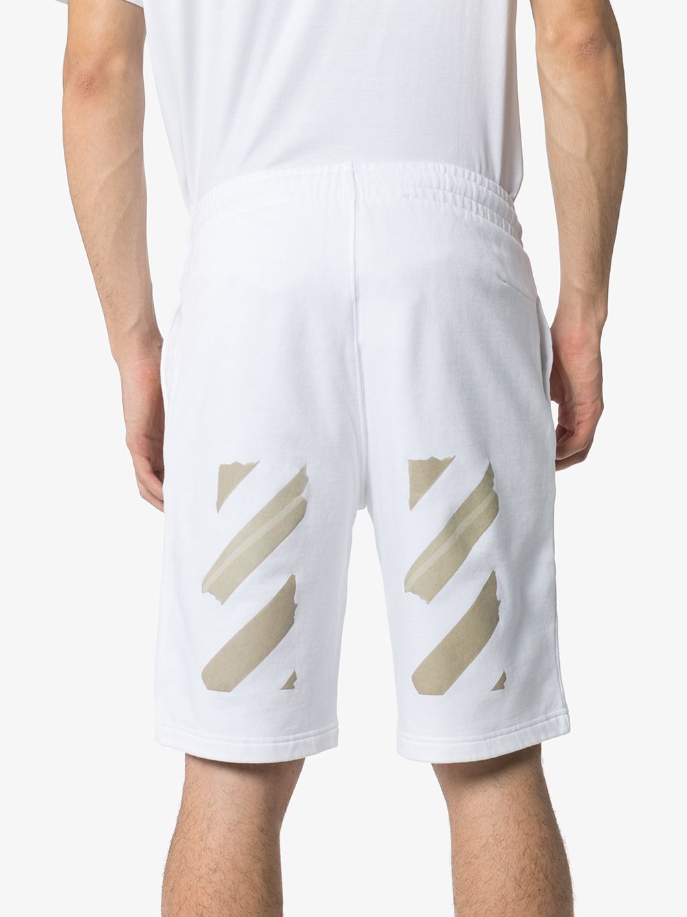 фото Off-white спортивные шорты с принтом
