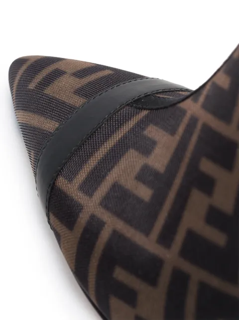 FENDI TRONCHETTO ANKLE BOOTS