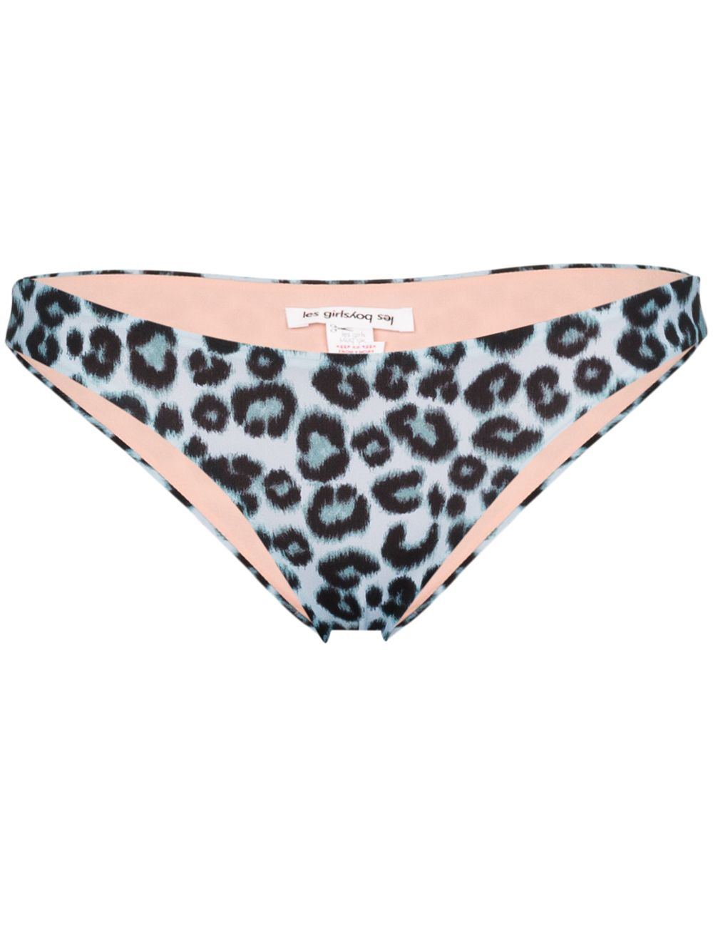 фото Les girls les boys leopard-print bikini bottoms