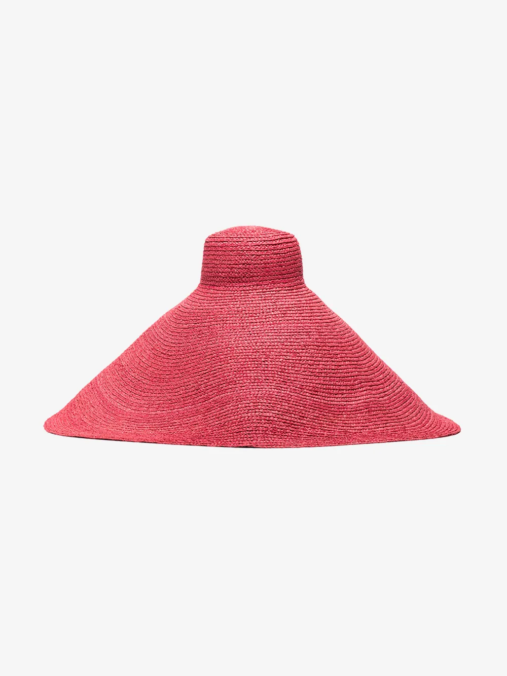 JACQUEMUS JACQUEMUS PINK LE GRAND CHAPEAU RAFFIA HAT,201AC0520114584060