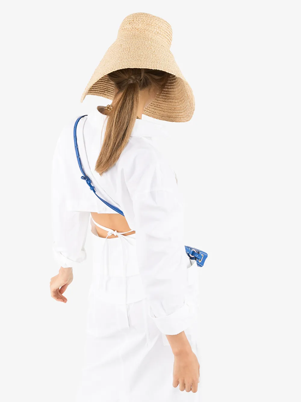 JACQUEMUS NEUTRAL LE CHAPEAU VALENSOLE STRAW HAT,201AC0420114584269
