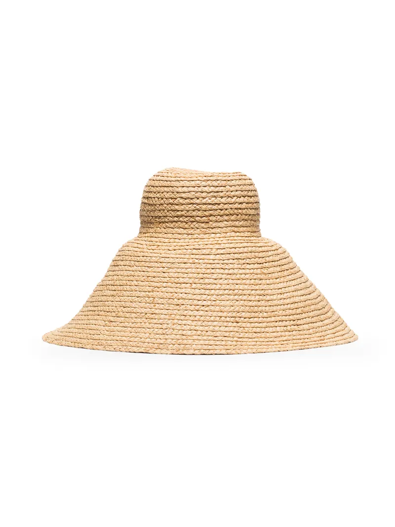 JACQUEMUS NEUTRAL LE CHAPEAU VALENSOLE STRAW HAT