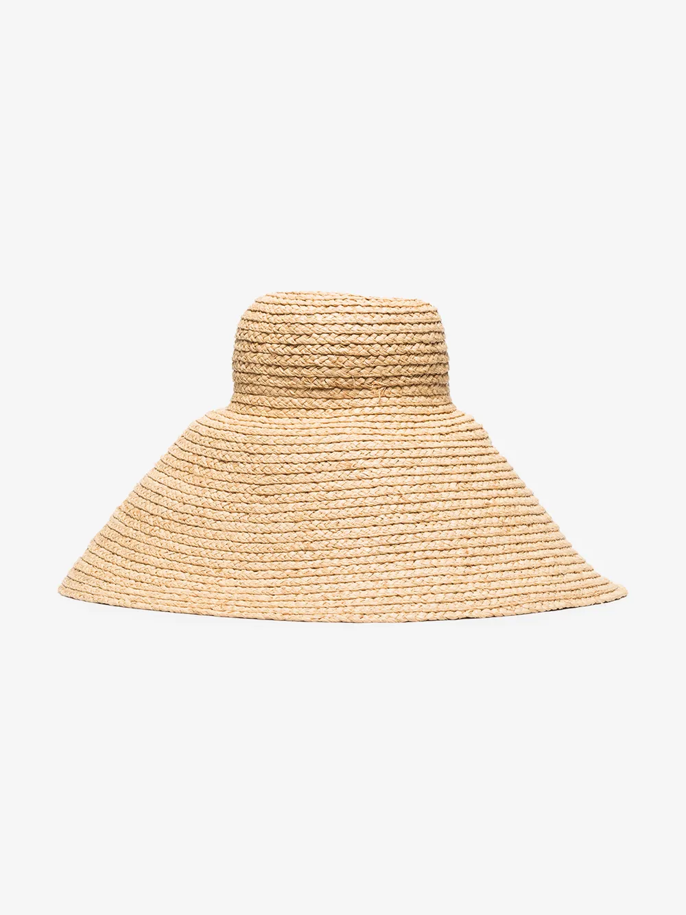 JACQUEMUS NEUTRAL LE CHAPEAU VALENSOLE STRAW HAT,201AC0420114584269