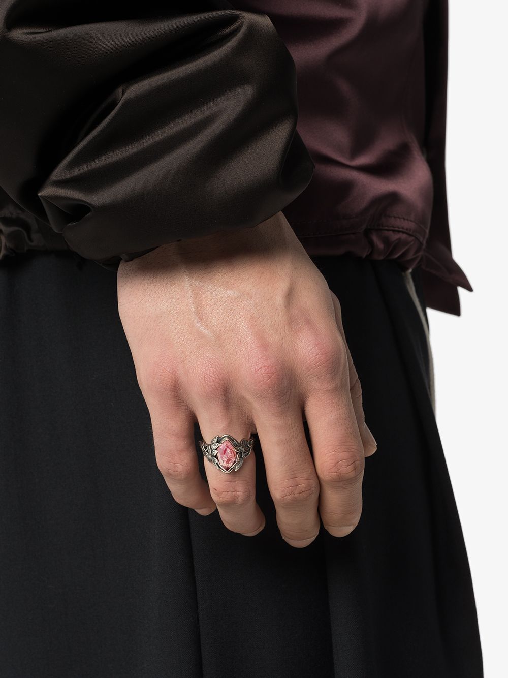 фото Lyly erlandsson серебряное кольцо с кристаллом