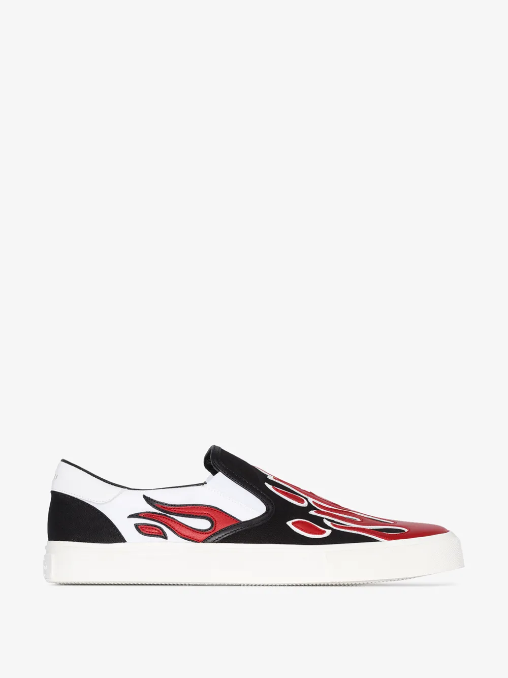 AMIRI AMIRI MULTICOLOURED FLAME SLIP-ON SNEAKERS,S0F23149CL14584647
