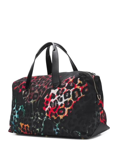 leopard print holdall