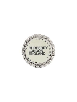 Burberry Logo Cap Brooch Farfetch