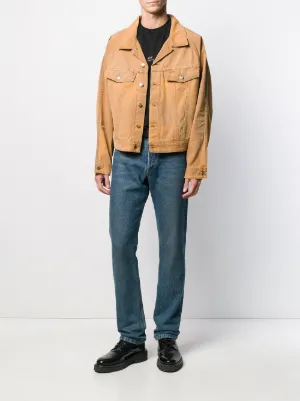 fear of god suede trucker jacket