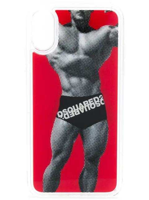 DSQUARED2 funda para iPhone X estampada