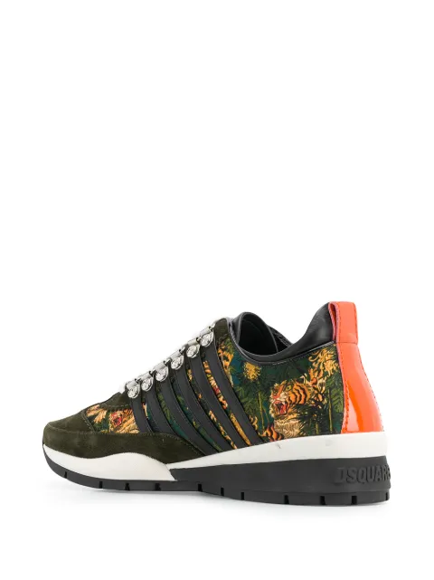 DSQUARED2 Runner 62352 Zwart Leer-Lak Combi - Bormans Modeschoenen