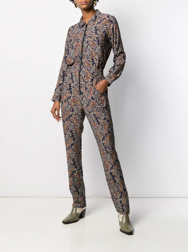 paisley print jumpsuit