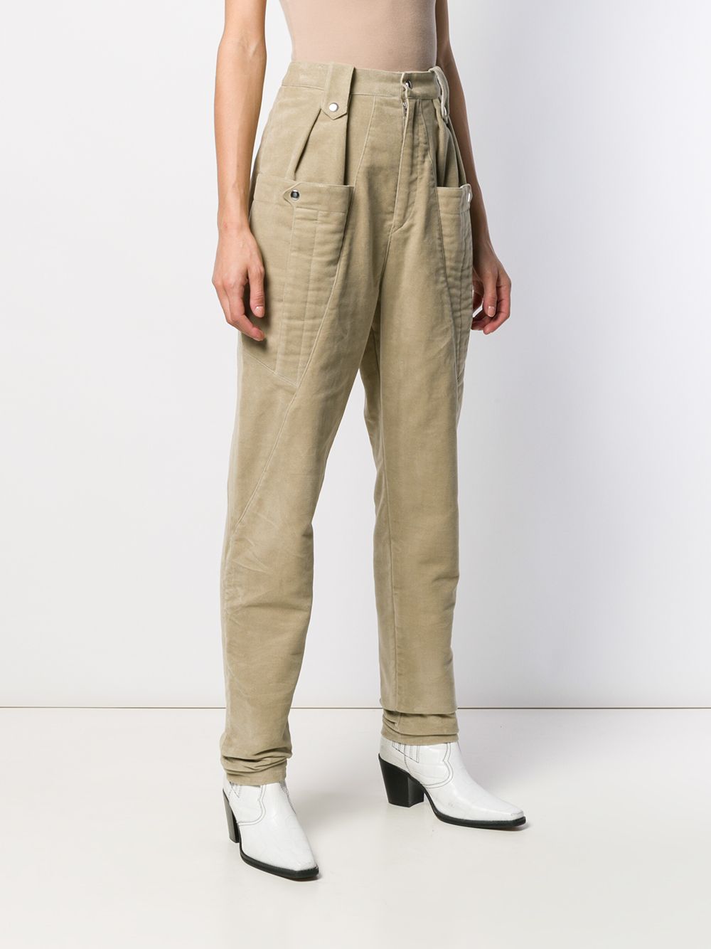 фото Isabel Marant high-waist tapered trousers