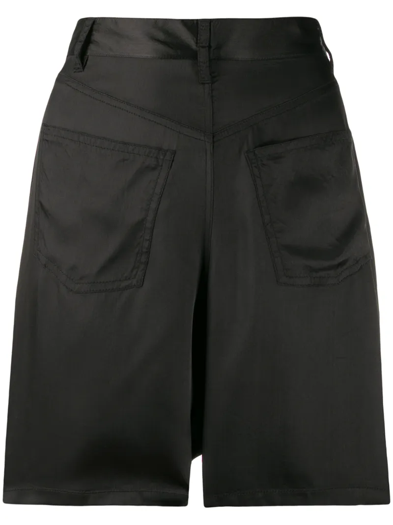 A.f.vandevorst Pocket-detail Fitted Shorts In Black