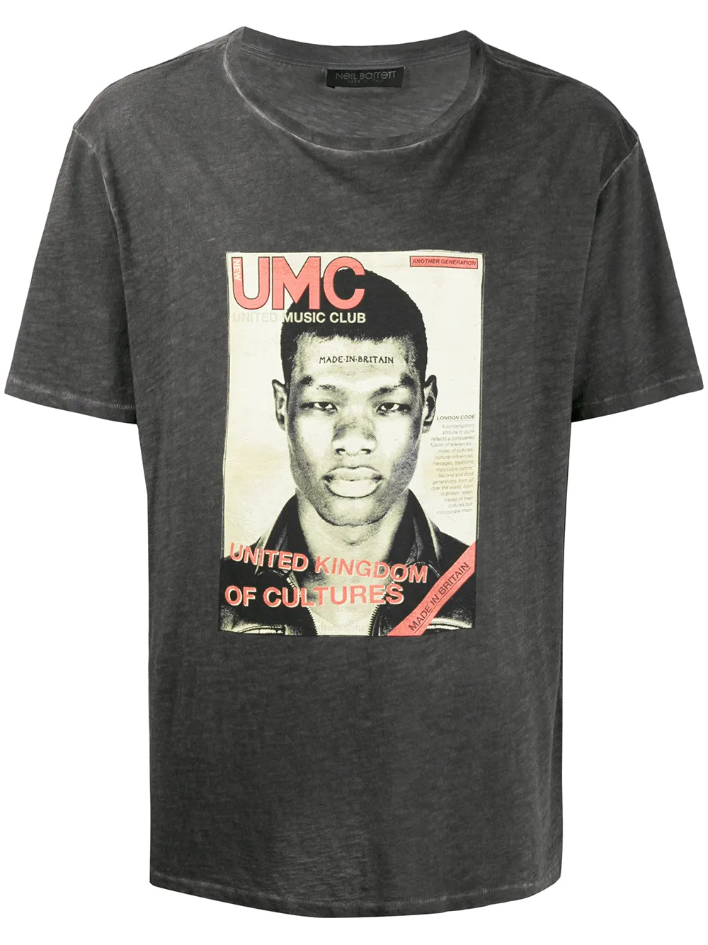 t-shirt à imprimé photographique