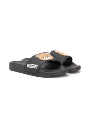 moschino rainbow slides