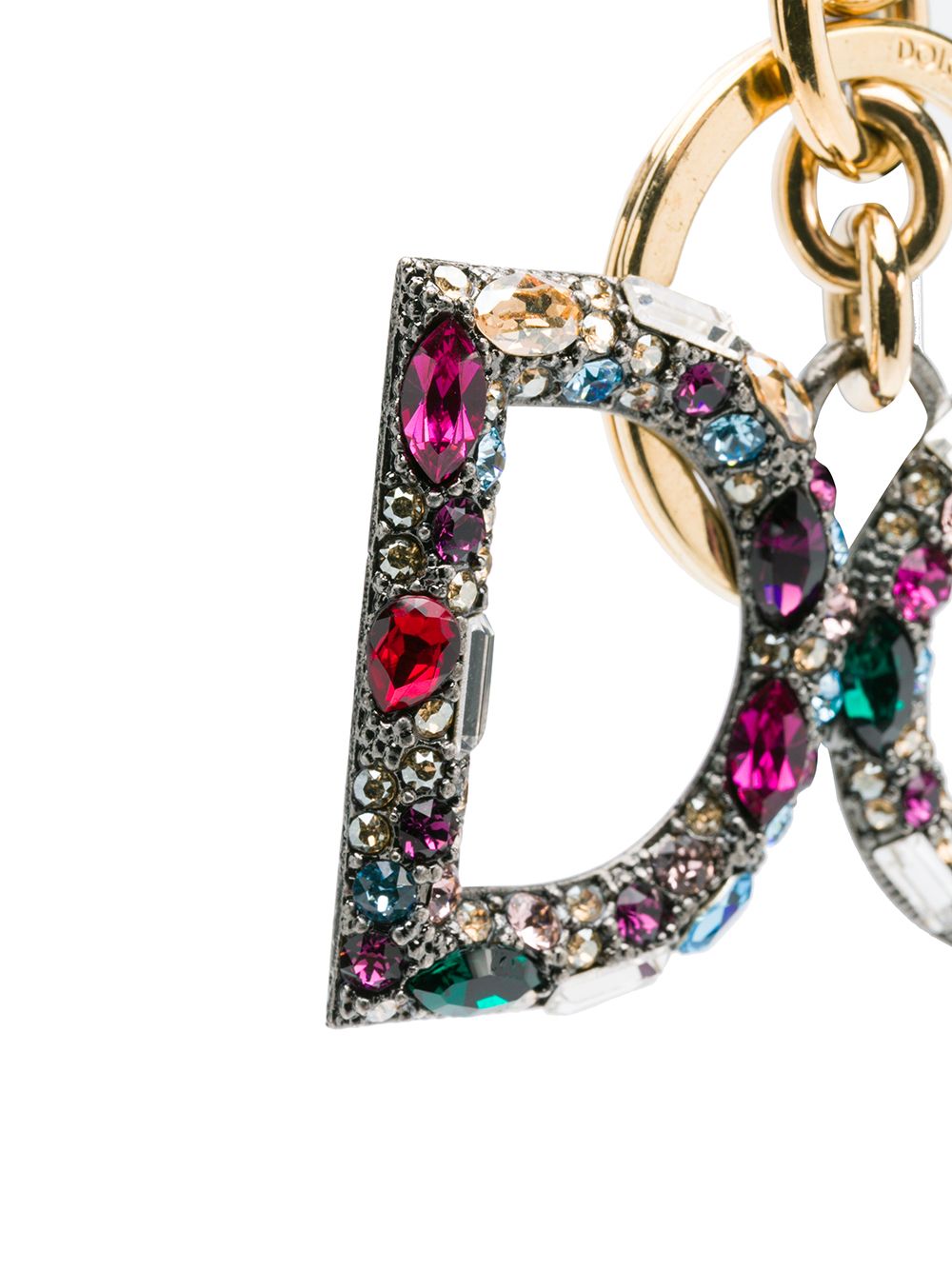 фото Dolce & Gabbana DG crystal-embellished keyring