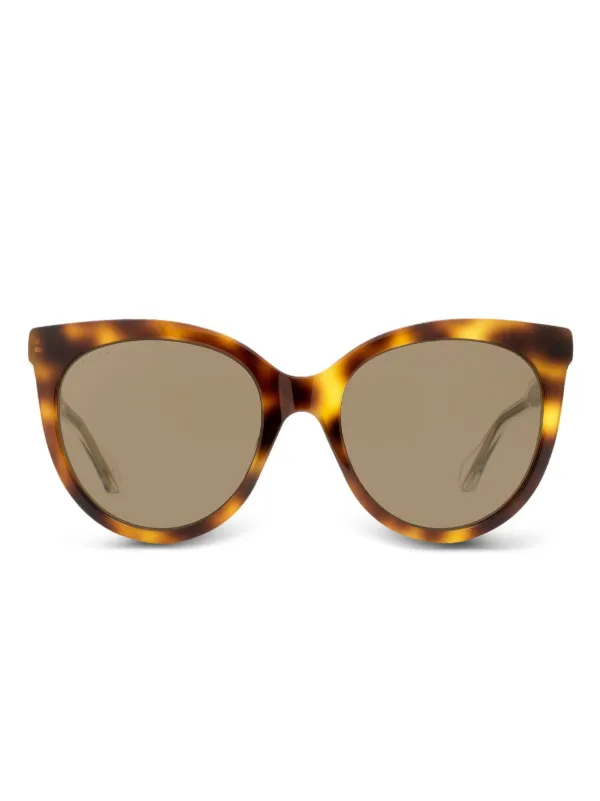 Gucci Round Frame Sunglasses Brown Gucci Eyewear round-frame Sunglasses | Brown | FARFETCH main image 3
