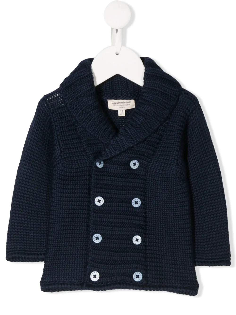 Cashmirino двубортный вязаный кардиган