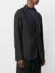 LANVIN بليزر كاروهات بصف أزرار واحد