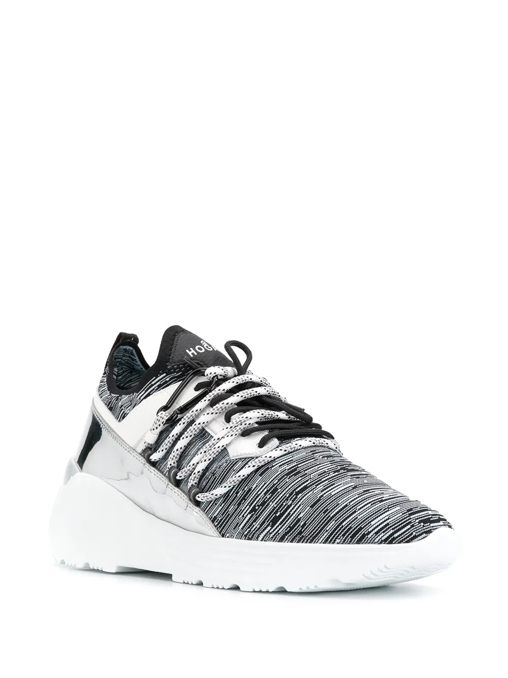 Hogan high top mirrored panel sneakers | Hi-Tops | Image 2